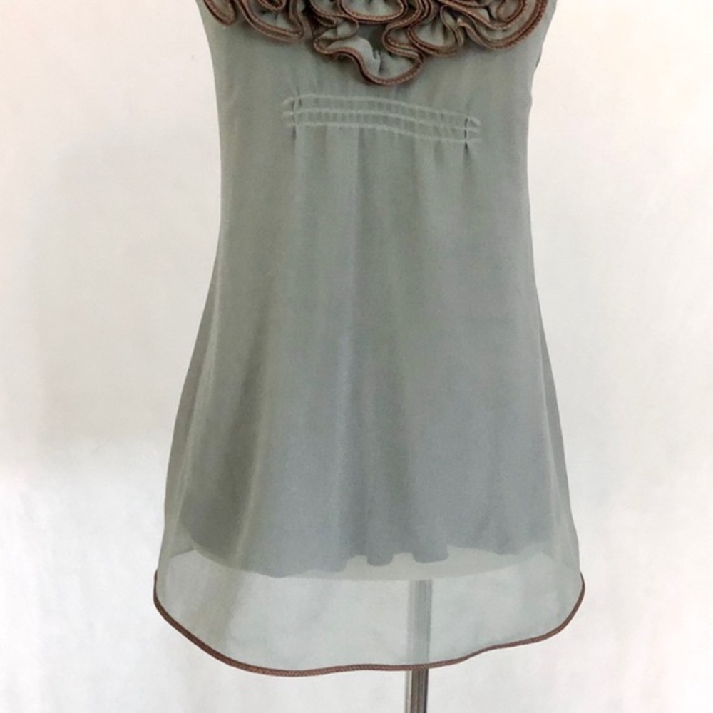 Anthropologie Baraschi In The Wings Rosette Top - Picture 5 of 11